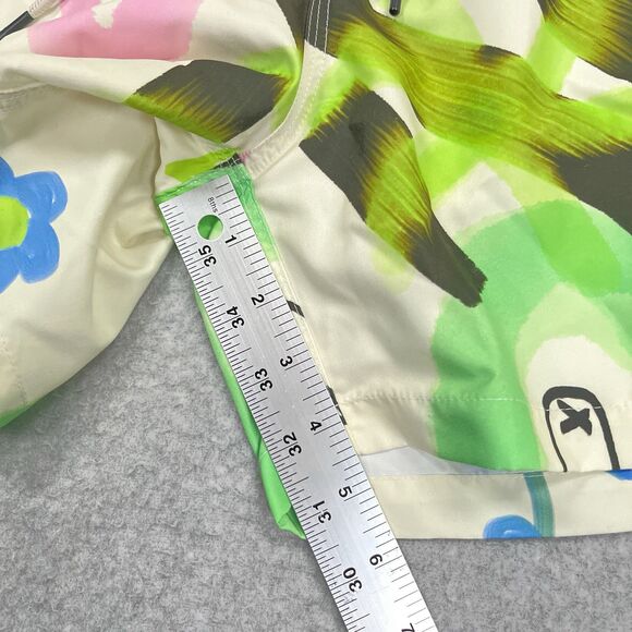 NEW OAS Flower Shop Swim Shorts Mens Size Large Floral Trunks Pockets Sweden - Picture 6 of 15